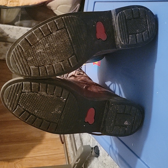 LADIES JUSTIN WORK BOOT SIZE 7.5 - Picture 2 of 9